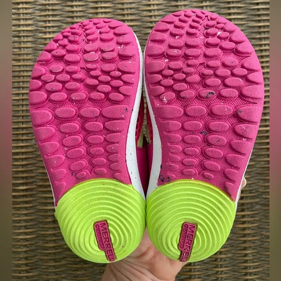 Merrell Baby Girl Bare Steps H2O Sneakers Water Sandals Very Gently Used - Picture 3 of 10